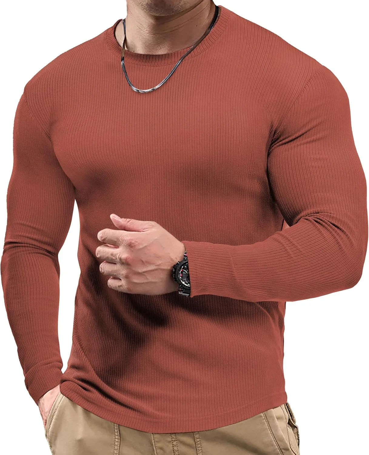 JMIERR мужская футболка с длинным рукавом Slim Fitted, антиморщин
JMIERR мужская футболка с длинным рукавом Slim Fitted, антиморщин