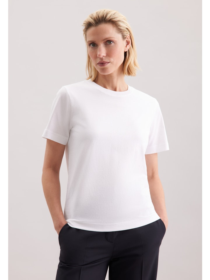 Обычная белая футболка Seidensticker, Белый, Обычная белая футболка Seidensticker
Обычная белая футболка Seidensticker, Белый, Обычная белая футболка Seidensticker