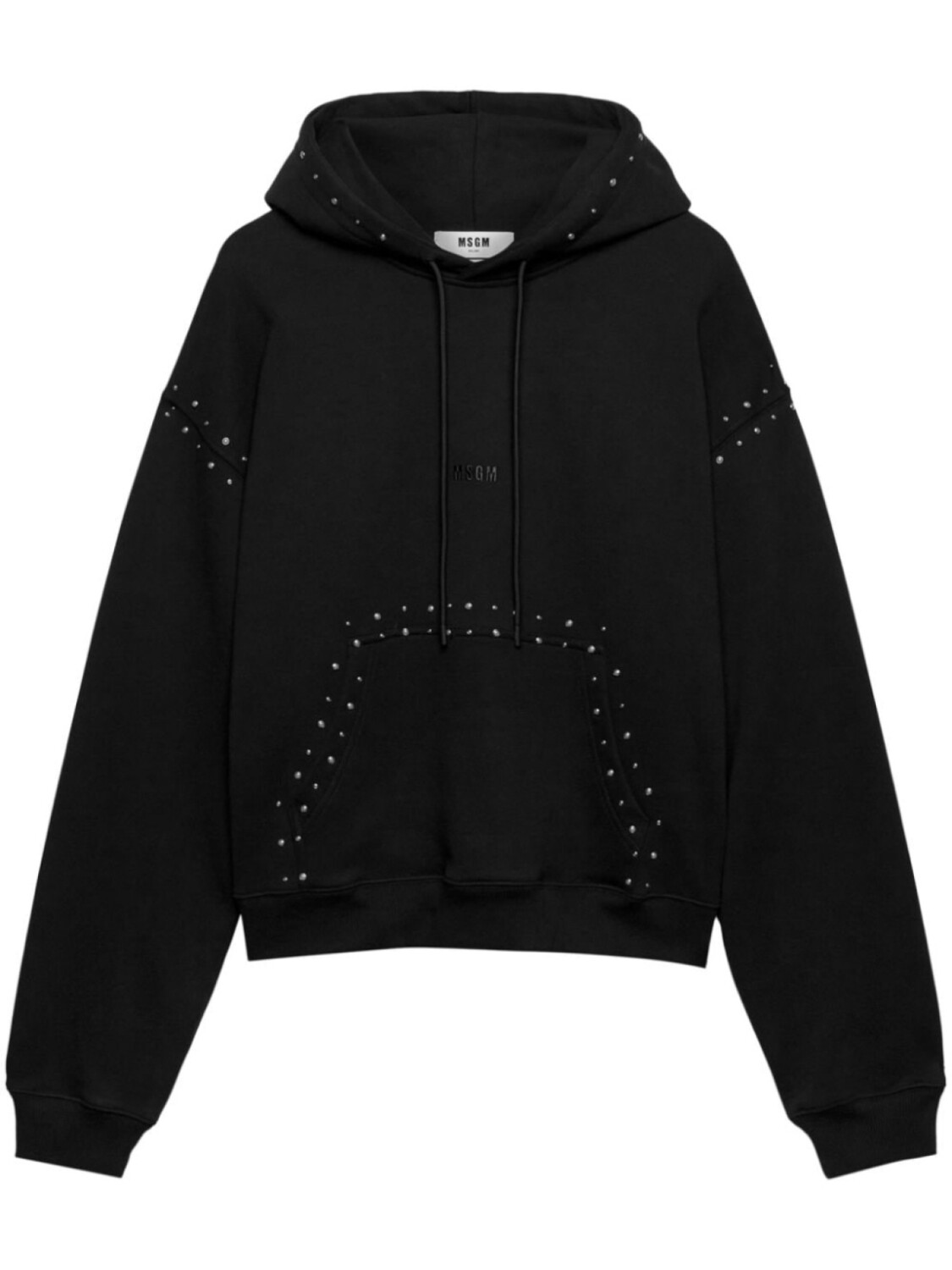 MSGM худи с кулиской и логотипом, черный
MSGM худи с кулиской и логотипом, черный