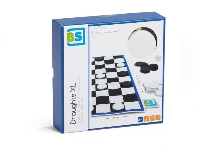 Шашки XXL, настольная игра, BS Toys 
Шашки XXL, настольная игра, BS Toys