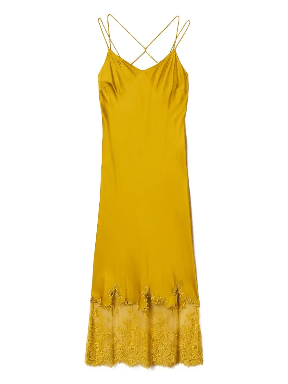 Атласное платье-комбинация с кружевом TWINSET, желтый
Атласное платье-комбинация с кружевом TWINSET, желтый