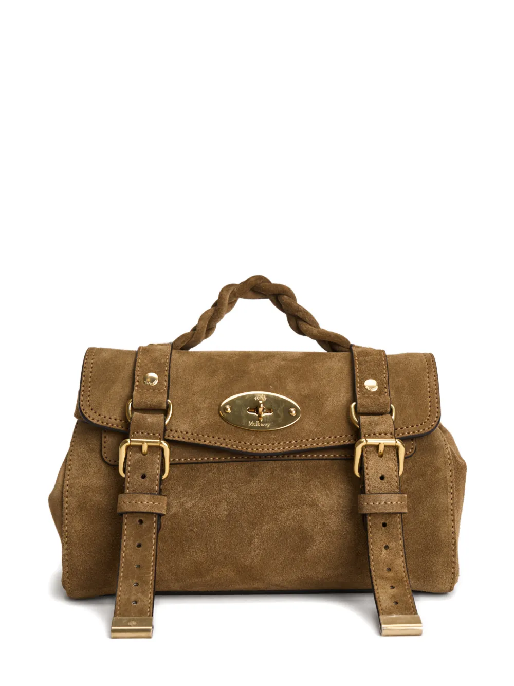 Сумка-тоут с плетеной ручкой Mulberry, коричневый
Сумка-тоут с плетеной ручкой Mulberry, коричневый