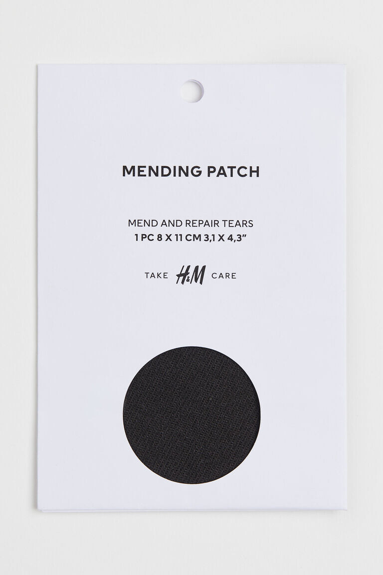 Заплатка для ремонта джинсовой ткани H&M, черный
Заплатка для ремонта джинсовой ткани H&M, черный
