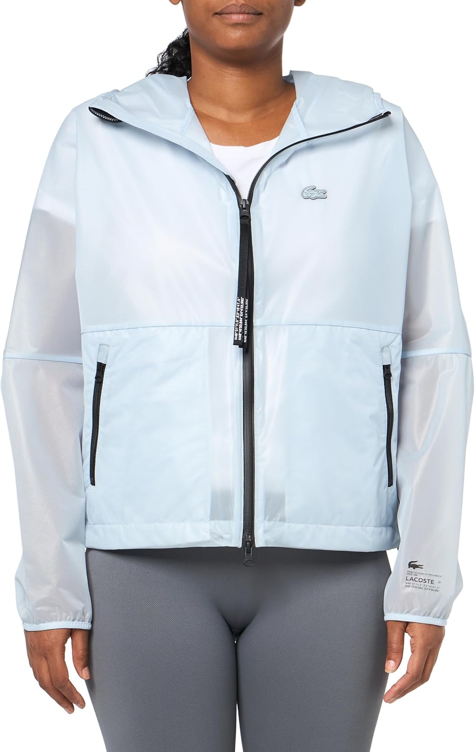 Lacestone женский прозрачный ветровка Lacoste, Sky
Lacestone женский прозрачный ветровка Lacoste, Sky