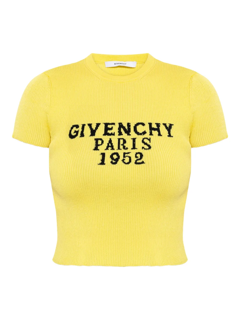 Топ в рубчик с логотипом Givenchy, желтый
Топ в рубчик с логотипом Givenchy, желтый