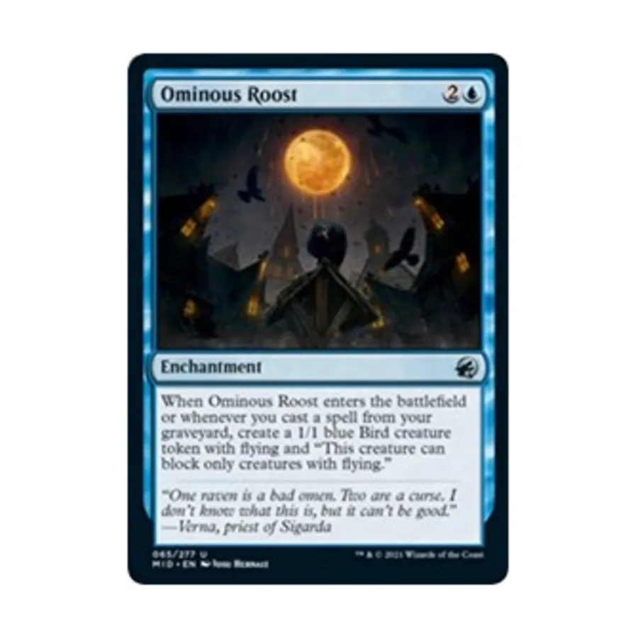 CCG Зловещий насест (U), MTG - Innistrad - Midnight Hunt
CCG Зловещий насест (U), MTG - Innistrad - Midnight Hunt