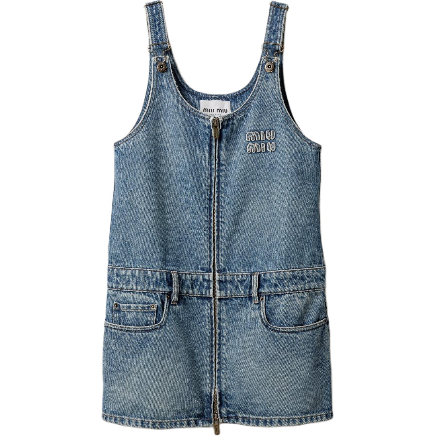 Джинсовое мини-платье MIU MIU, синий
Джинсовое мини-платье MIU MIU, синий