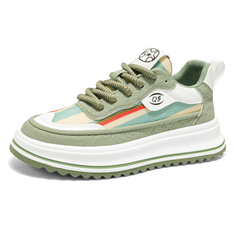 TONYBEAR Скользоустойчивые, износостойкие, дышащие, легкие мужские скейтерские кеды лоу-топ зеленые, цвет Green
TONYBEAR Скользоустойчивые, износостойкие, дышащие, легкие мужские скейтерские кеды лоу-топ зеленые, цвет Green