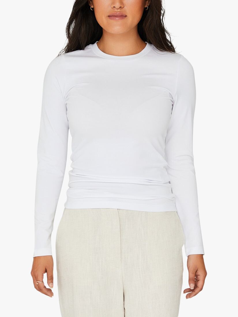 Топ Stabil с длинными рукавами из хлопковой смеси A-VIEW, белый
Топ Stabil с длинными рукавами из хлопковой смеси A-VIEW, белый