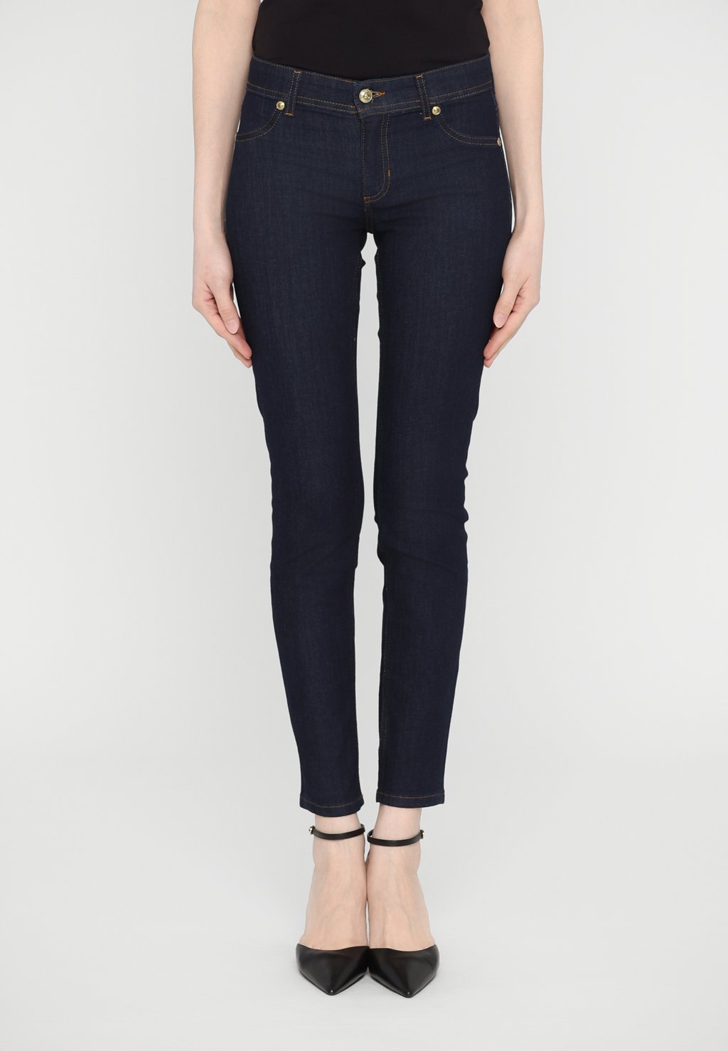 Джеггинсы Versace Jeans Couture, деним
Джеггинсы Versace Jeans Couture, деним