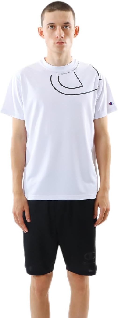 Мужская футболка Champion C3-ZV306 с коротким рукавом, круглый вырез, антибактериальная, влагоотводящая, быстросохнущая, с графическим логотипом, футболка с коротким рукавом, для волейбола, белый
Мужская футболка Champion C3-ZV306 с коротким рукавом, круглый вырез, антибактериальная, влагоотводящая, быстросохнущая, с графическим логотипом, футболка с коротким рукавом, для волейбола, белый