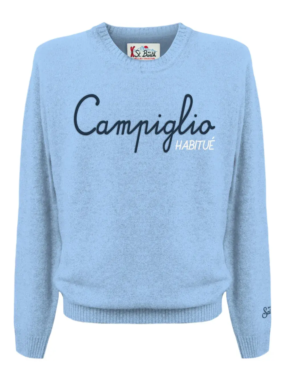 Вышитый свитер с цаплей Mc2 Saint Barth, синий
Вышитый свитер с цаплей Mc2 Saint Barth, синий