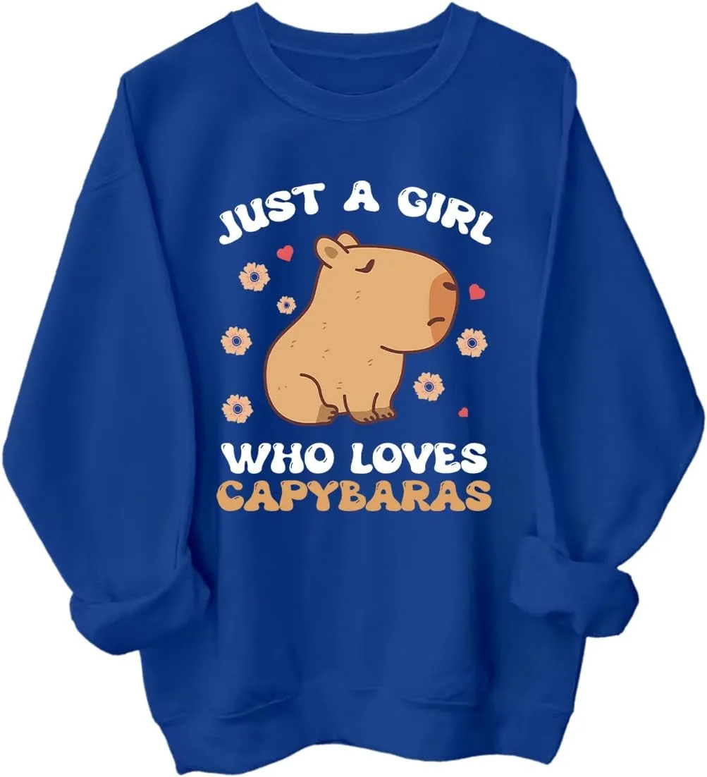 Толстовка с капюшоном Just A Girl Who Loves Capybaras
Толстовка с капюшоном Just A Girl Who Loves Capybaras