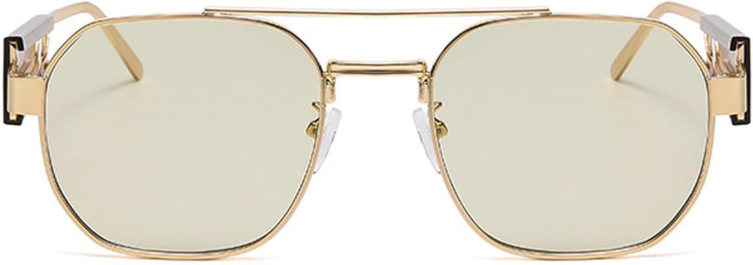 Ретро-солнцезащитные очки-пилот для женщин и мужчин, модные квадратные солнцезащитные очки с двойным дужком, трендовые очки с защитой от УФ-излучения UV400 mincl, Green
Ретро-солнцезащитные очки-пилот для женщин и мужчин, модные квадратные солнцезащитные очки с двойным дужком, трендовые очки с защитой от УФ-излучения UV400 mincl, Green