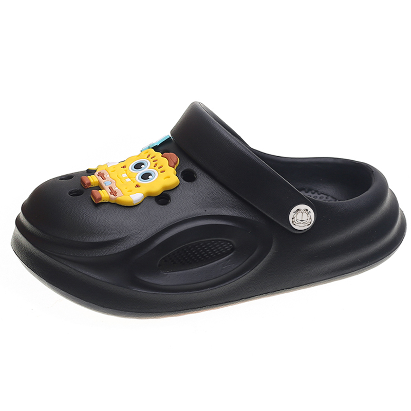 Детские тапочки с низким верхом, устойчивые к истиранию, дышащие, быстросохнущие, легкие, с амортизацией JIAFEIMAO, черный 
Детские тапочки с низким верхом, устойчивые к истиранию, дышащие, быстросохнущие, легкие, с амортизацией JIAFEIMAO, черный