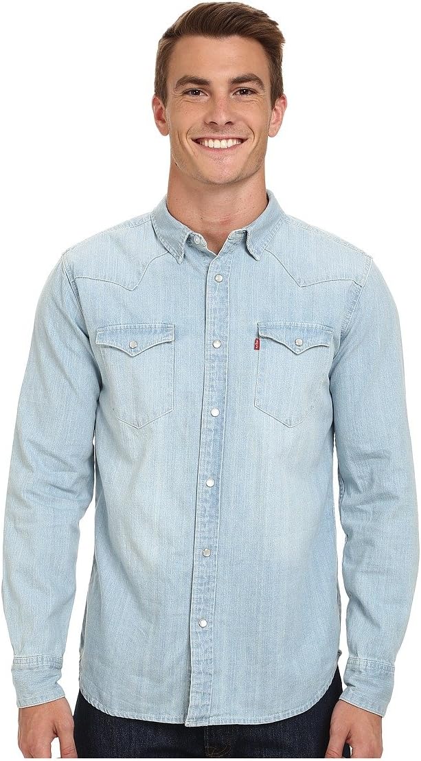 Рубашка Levi's Men's Standard Barstow Denim Western Snap-Up, Washed Blue
Рубашка Levi's Men's Standard Barstow Denim Western Snap-Up, Washed Blue