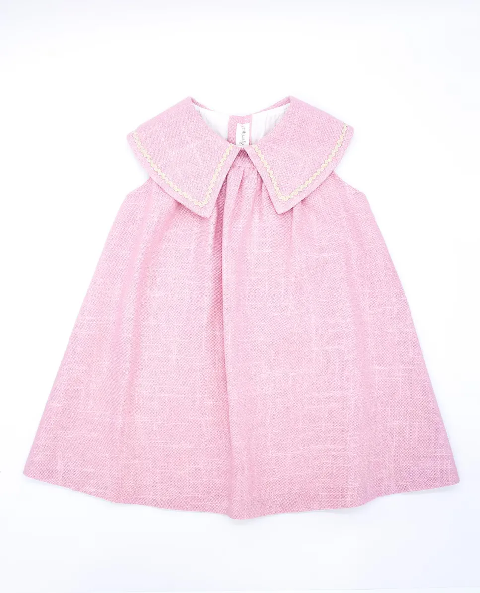 Платье для девочки с пикунеллой на шее Fina Ejerique, розовый
Платье для девочки с пикунеллой на шее Fina Ejerique, розовый