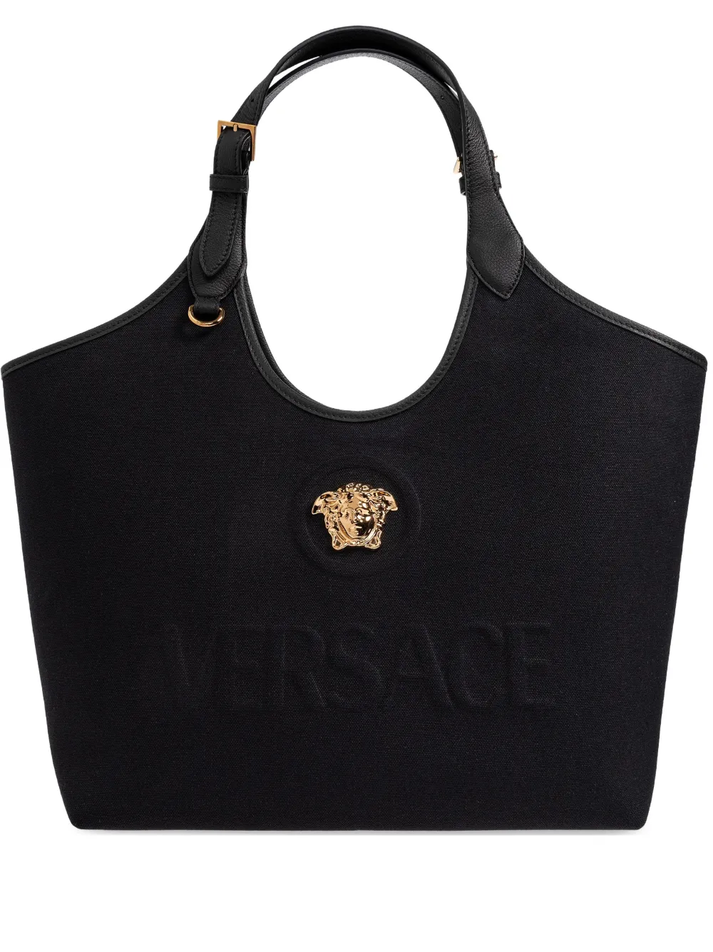 Сумка-тоут с аппликацией Medusa Versace, черный
Сумка-тоут с аппликацией Medusa Versace, черный