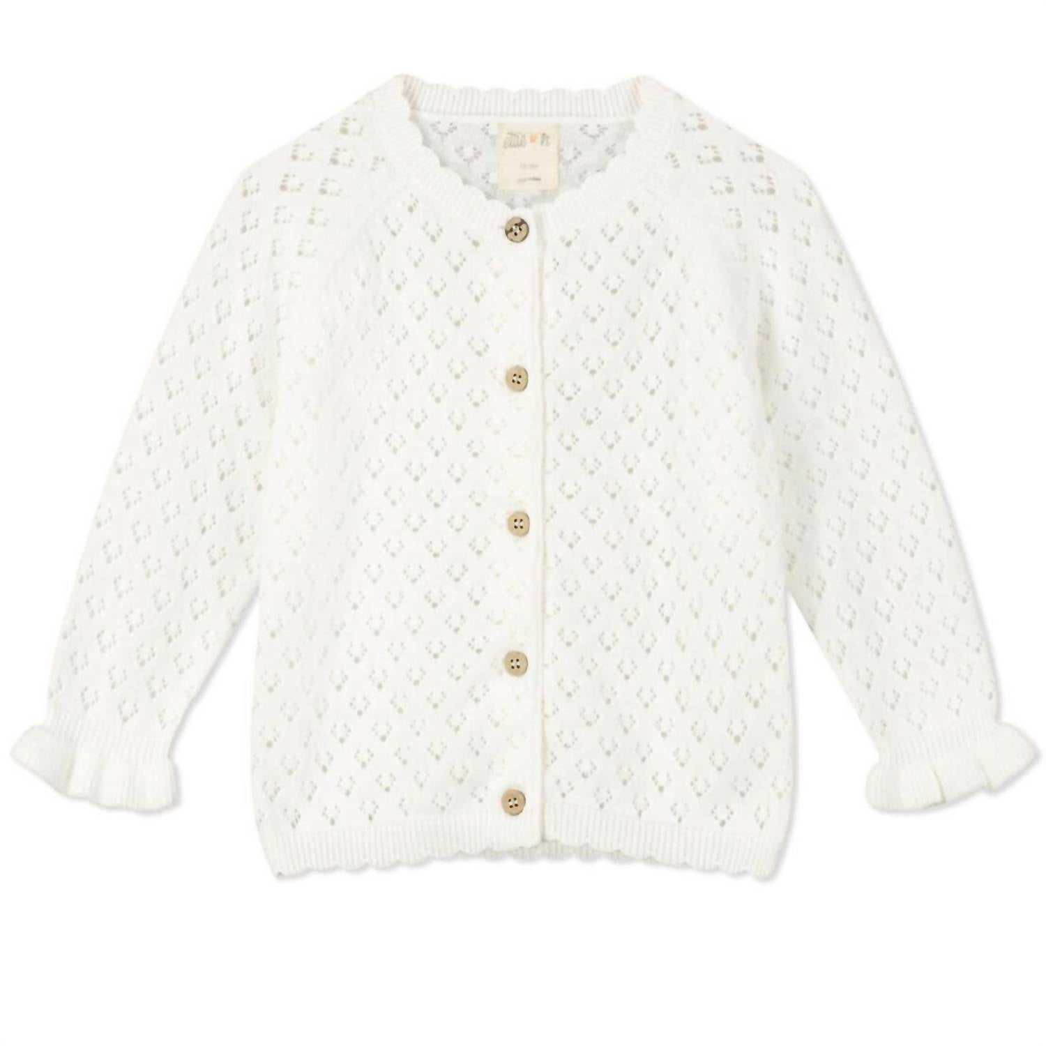 Детский кардиган Aurora с ажурной вязкой в белом цвете Ettie + h
Детский кардиган Aurora с ажурной вязкой в белом цвете Ettie + h
