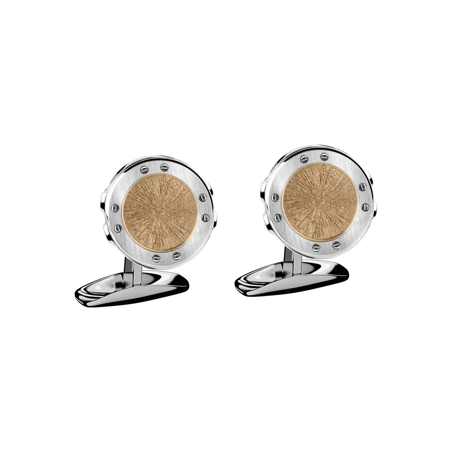 Запонки Chopard Alpine Eagle cufflinks - Розовая инкрустация - серебристый металл
Запонки Chopard Alpine Eagle cufflinks - Розовая инкрустация - серебристый металл