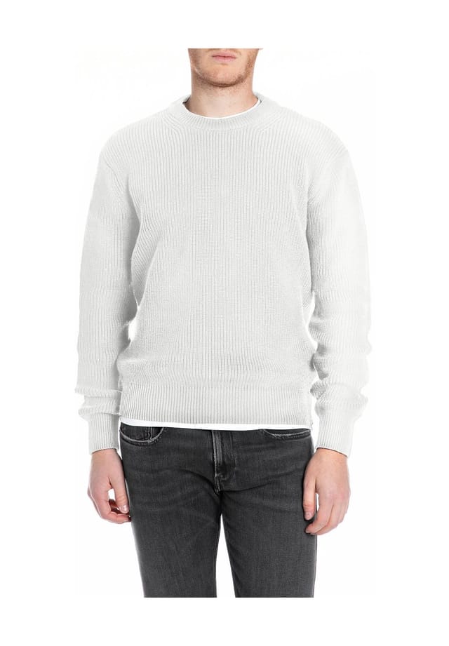 Хлопковый свитер Replay, белый
Хлопковый свитер Replay, белый