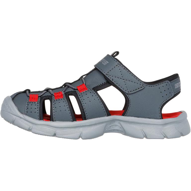 Детские сандалии с низким верхом, устойчивые к скольжению, темно-серые Skechers Kids, серый/красный
Детские сандалии с низким верхом, устойчивые к скольжению, темно-серые Skechers Kids, серый/красный