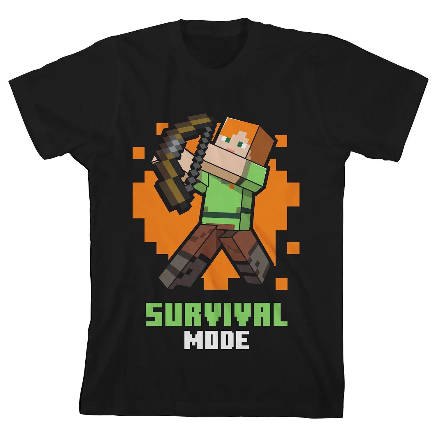 Футболка с графикой Minecraft Alex Survival Mode для мальчиков 8–20 лет Licensed Character 
Футболка с графикой Minecraft Alex Survival Mode для мальчиков 8–20 лет Licensed Character