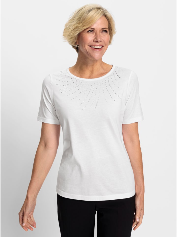 Белая рубашка с круглым вырезом WITT WEIDEN
Белая рубашка с круглым вырезом WITT WEIDEN