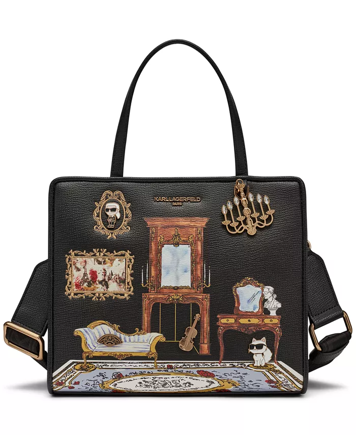 Женская кожаная сумка-сэтчел Maybelle небольшого размера KARL LAGERFELD PARIS, черный
Женская кожаная сумка-сэтчел Maybelle небольшого размера KARL LAGERFELD PARIS, черный