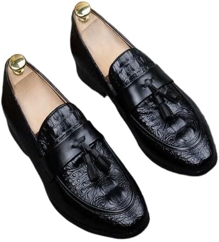 Мужские лоферы WAOLSU с острым носком, без шнурков с кисточками, узорчатые, для свадебного наряда, черный
Мужские лоферы WAOLSU с острым носком, без шнурков с кисточками, узорчатые, для свадебного наряда, черный