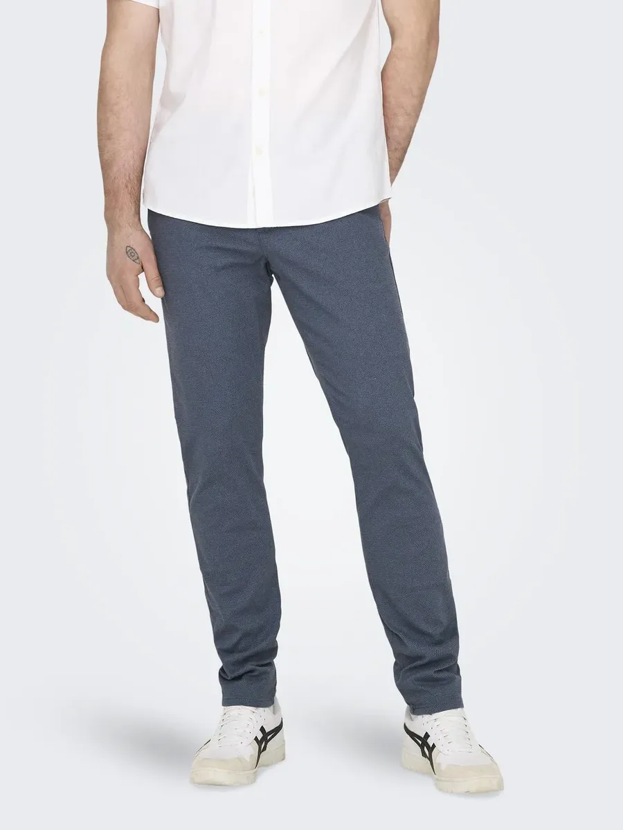 Костюмные брюки ONLY & SONS "ONSMARK PETE SLIM DOBBY 0058 PANT NOOS", цвет Bering Sea
Костюмные брюки ONLY & SONS "ONSMARK PETE SLIM DOBBY 0058 PANT NOOS", цвет Bering Sea