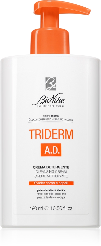 Очищающий крем Triderm ad для атопической кожи Bionike, 490 мл
Очищающий крем Triderm ad для атопической кожи Bionike, 490 мл