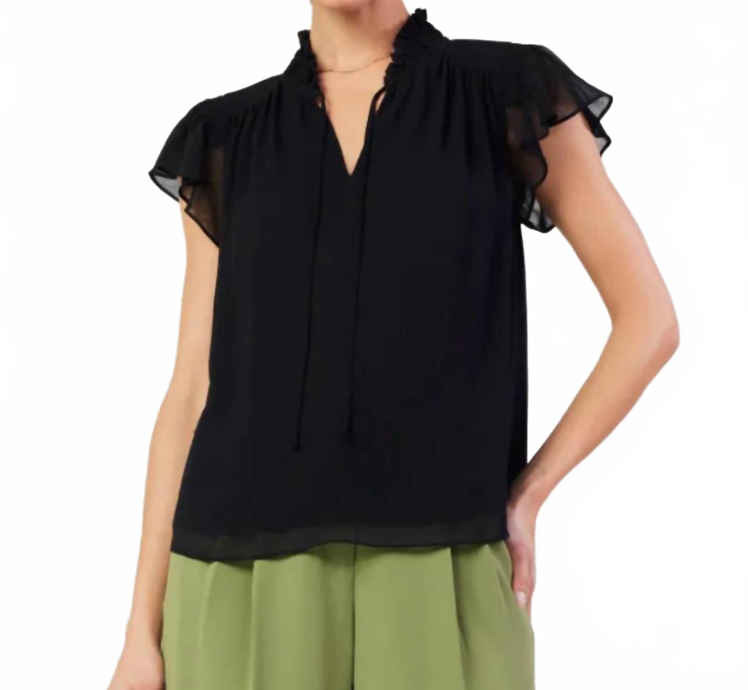 Блузка Alana с коротким рукавом в черном цвете Current air
Блузка Alana с коротким рукавом в черном цвете Current air