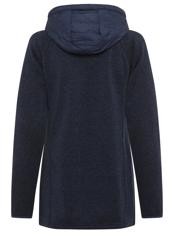 Вязаная флисовая куртка цвета темно-синего меланжа Polarino
Вязаная флисовая куртка цвета темно-синего меланжа Polarino