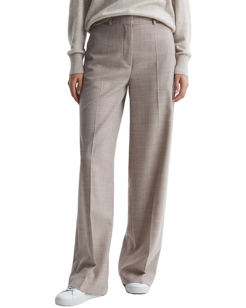 Рейсс Хейзел Широкие брюки из шерстяной смеси с фактурой Reiss, бежевый
Рейсс Хейзел Широкие брюки из шерстяной смеси с фактурой Reiss, бежевый