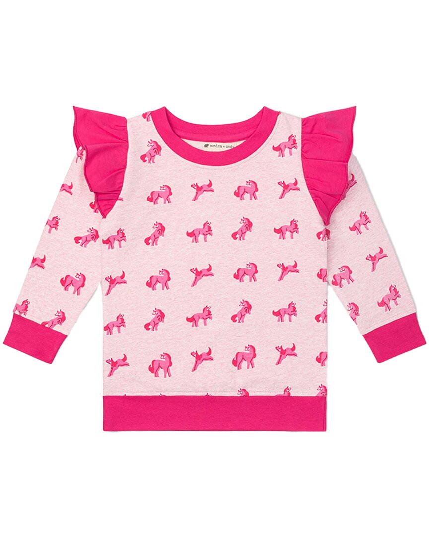 Monica + Andy свитшот с двойными рюшами, розовый
Monica + Andy свитшот с двойными рюшами, розовый