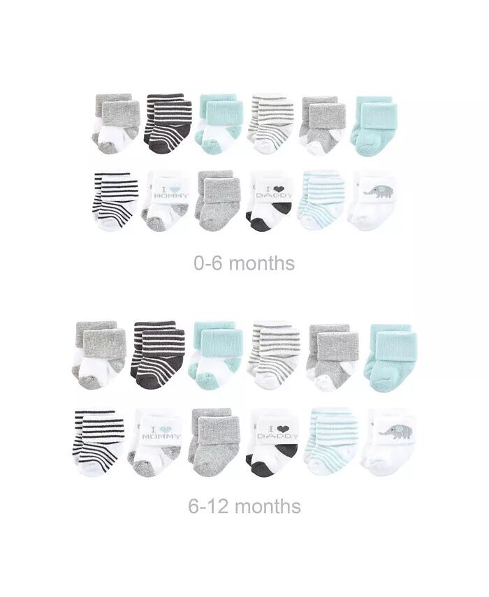 Хлопковые махровые носки унисекс для маленьких мальчиков Baby Grow with Me, цвет «Мама-папа», серо-мятный, 0–6 и 6–12 месяцев Hudson Baby, серебряный
Хлопковые махровые носки унисекс для маленьких мальчиков Baby Grow with Me, цвет «Мама-папа», серо-мятный, 0–6 и 6–12 месяцев Hudson Baby, серебряный