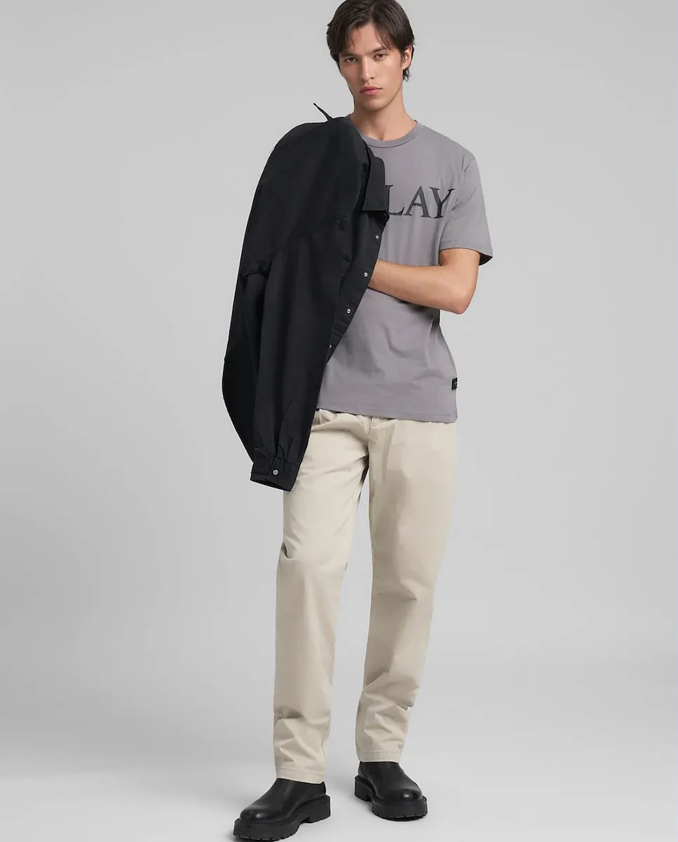 Мужские чиносы прямого кроя с карманами Replay, бежевый
Мужские чиносы прямого кроя с карманами Replay, бежевый