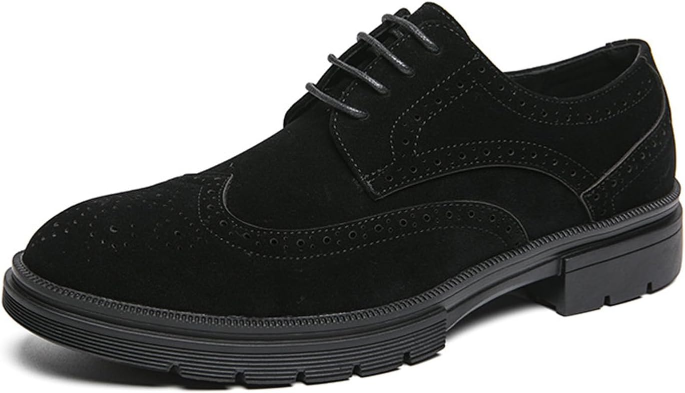 Мужские оксфорды с брогированием из замши, с крыльями, удобные шнурованные туфли для работы, офиса и официального делового стиля Difaback, черный
Мужские оксфорды с брогированием из замши, с крыльями, удобные шнурованные туфли для работы, офиса и официального делового стиля Difaback, черный