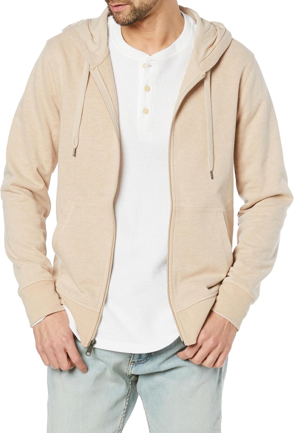 Худи на молнии Amazon Essentials, легкая, из французского трикотажа, свободного кроя, мужская
Худи на молнии Amazon Essentials, легкая, из французского трикотажа, свободного кроя, мужская