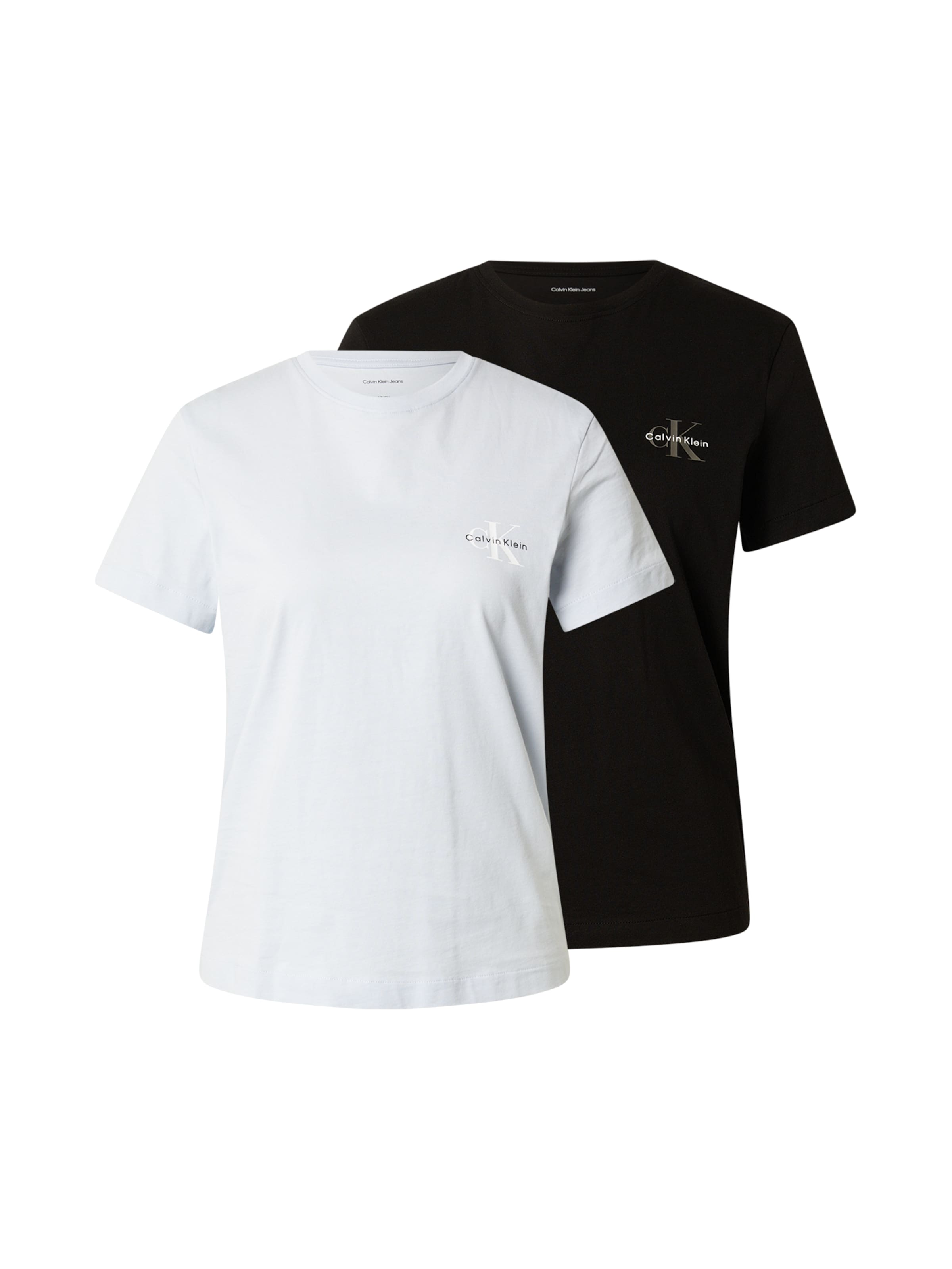 Calvin Klein Jeans Футболка в светло-голубом и черном цветах
Calvin Klein Jeans Футболка в светло-голубом и черном цветах