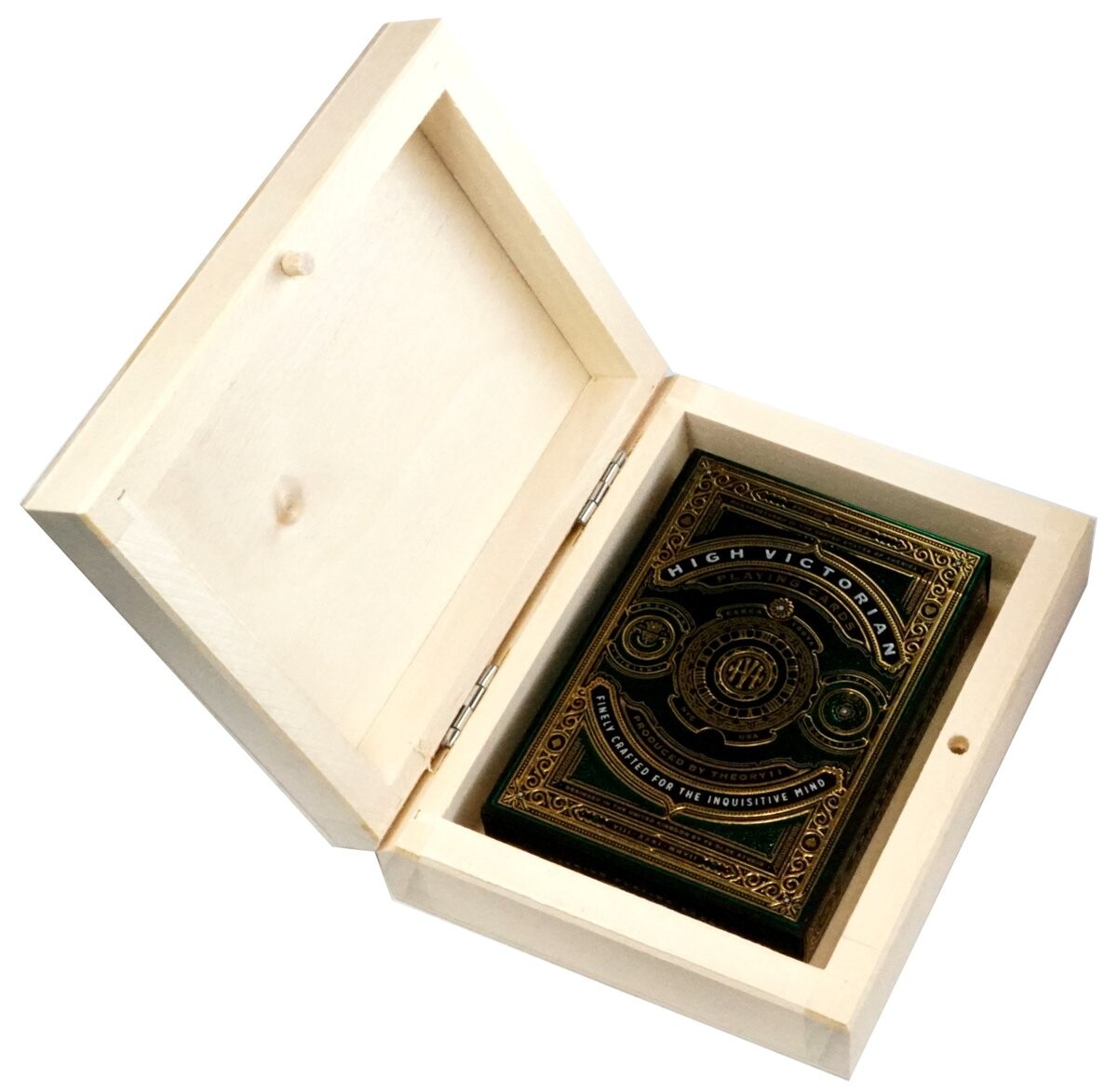 Игральные карты BICYCLE HIGH VITORIAN GREEN, 1 КОЛОДА, в деревянной коробке* 
Игральные карты BICYCLE HIGH VITORIAN GREEN, 1 КОЛОДА, в деревянной коробке*