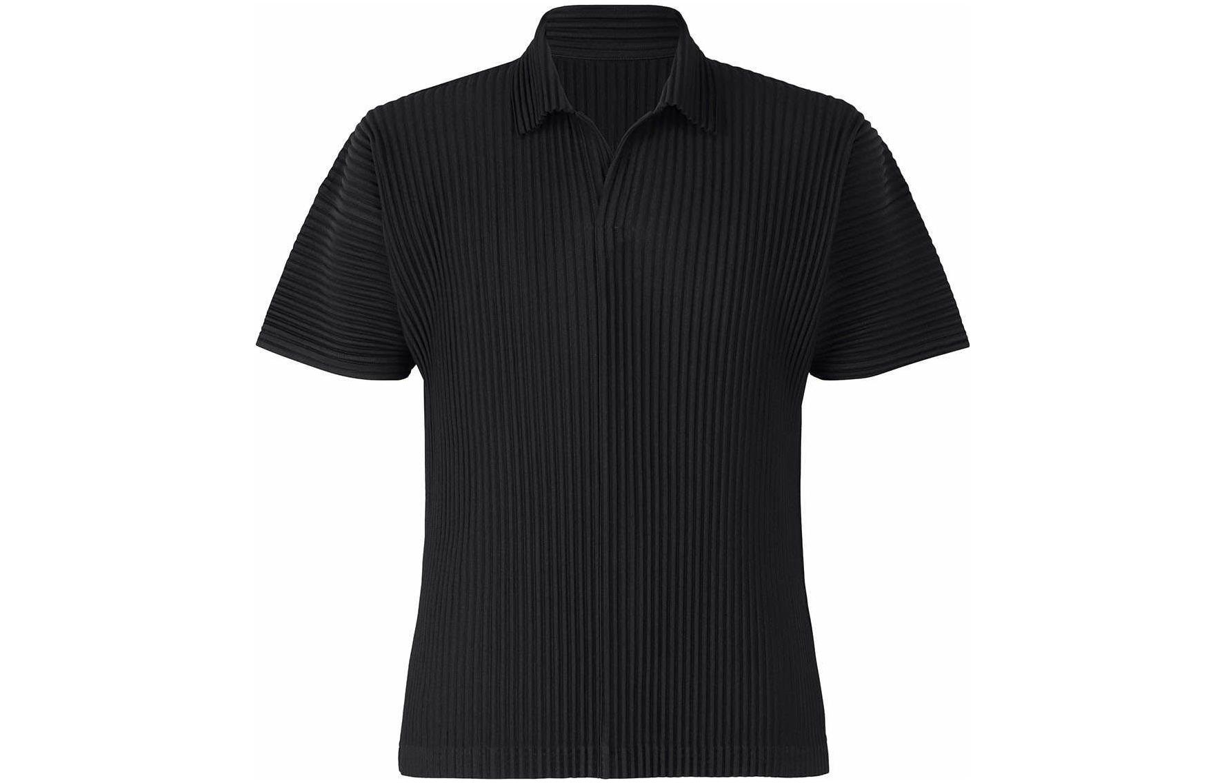 Homme Plissé Issey Miyake Футболка-поло мужская черная с воротником-поло умеренного прямого кроя
Homme Plissé Issey Miyake Футболка-поло мужская черная с воротником-поло умеренного прямого кроя