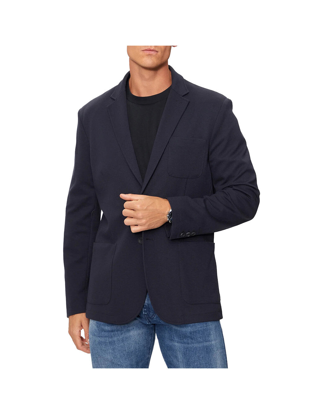 Синяя мужская куртка Guess
Синяя мужская куртка Guess