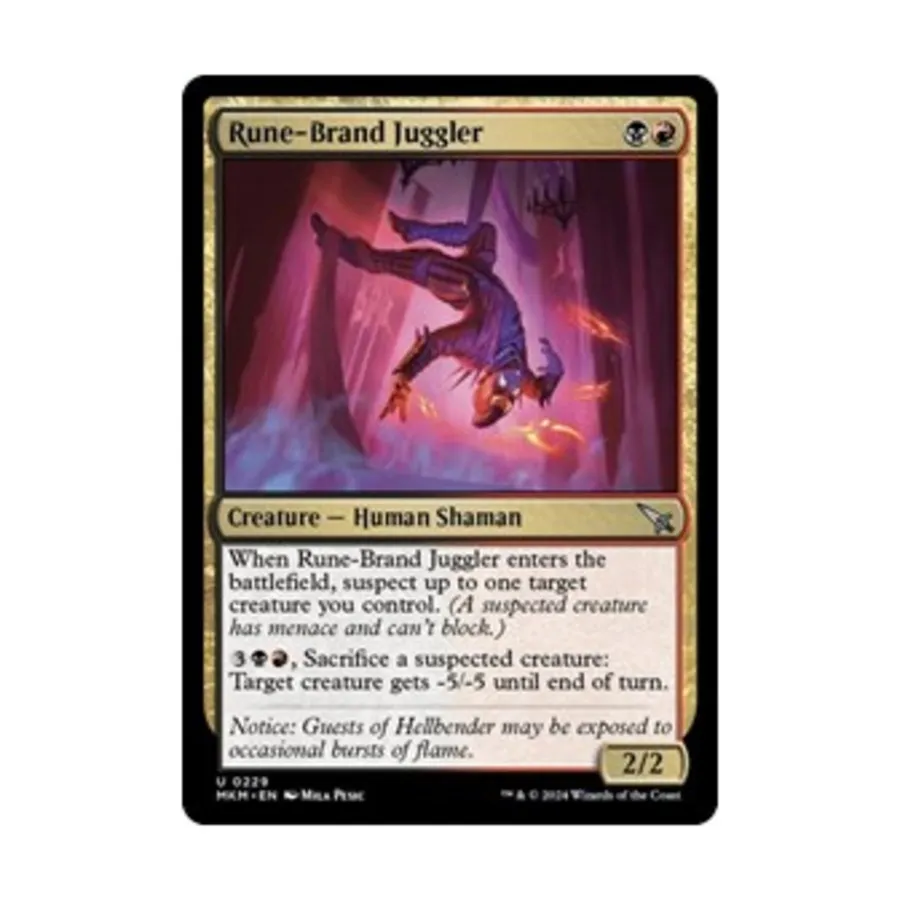 CCG Жонглер руническим клеймом (U), MTG - Murders at Karlov Manor
CCG Жонглер руническим клеймом (U), MTG - Murders at Karlov Manor