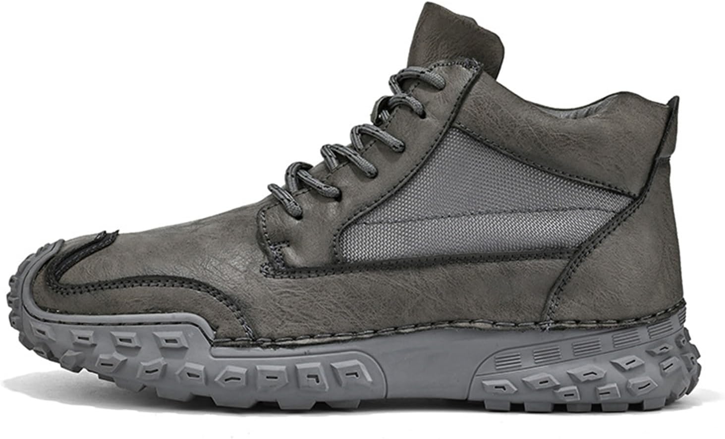Мужские кроссовки из мягкой кожи с мягкой подошвой, комфортные противоскользящие высокие кеды на шнуровке для альпинизма и прогулок по пересеченной местности Tokouk, серый
Мужские кроссовки из мягкой кожи с мягкой подошвой, комфортные противоскользящие высокие кеды на шнуровке для альпинизма и прогулок по пересеченной местности Tokouk, серый