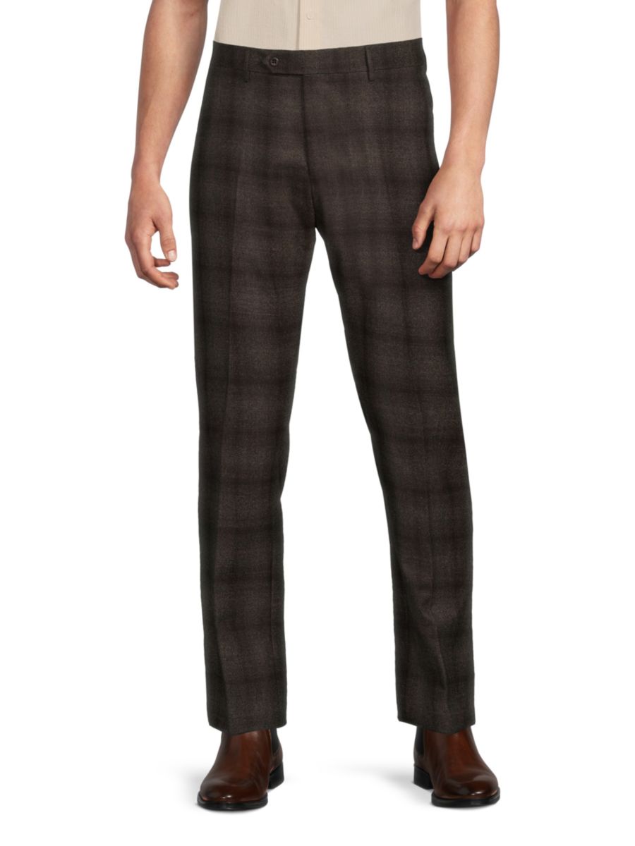 Современные клетчатые брюки Noah из смесовой шерсти Zanella, коричневый
Современные клетчатые брюки Noah из смесовой шерсти Zanella, коричневый