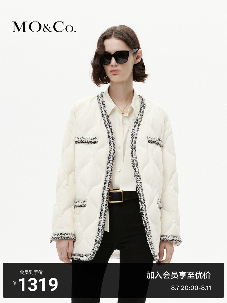 Зимний свободный пуховик Moco твидовый с отделкой, черный
Зимний свободный пуховик Moco твидовый с отделкой, черный