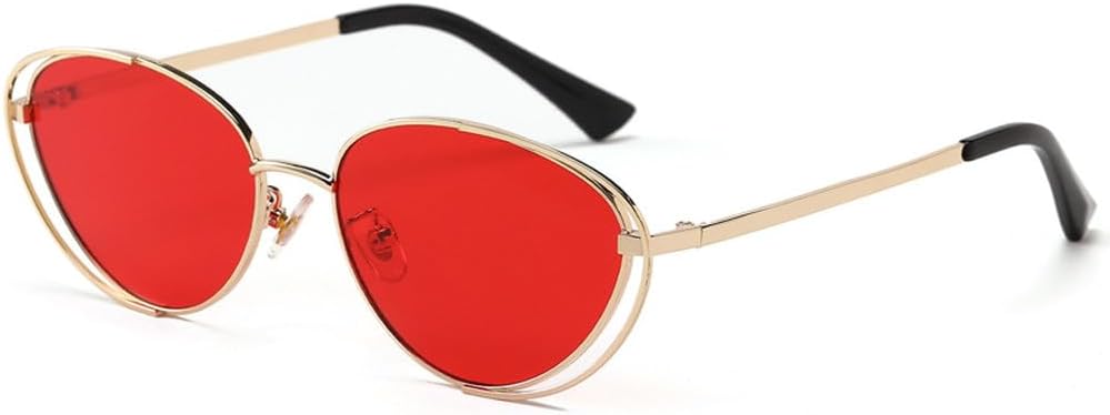 Мужские солнцезащитные очки в двойной оправе в стиле панк, модель «кошачий глаз», женские ретро-очки с металлическим оправой, защита от ультрафиолета UV400 TKKTLLT, Gold Red
Мужские солнцезащитные очки в двойной оправе в стиле панк, модель «кошачий глаз», женские ретро-очки с металлическим оправой, защита от ультрафиолета UV400 TKKTLLT, Gold Red