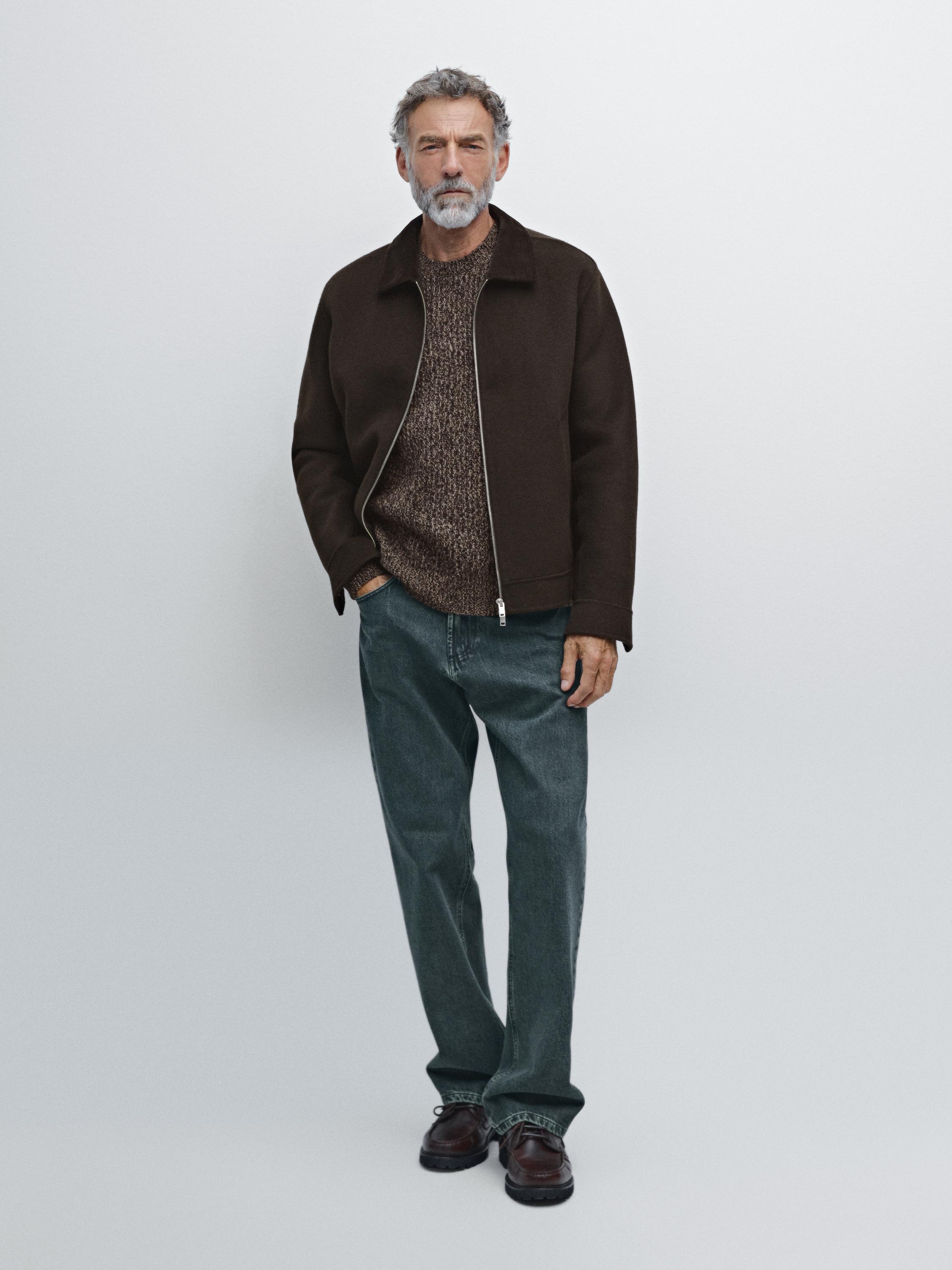 Куртка с воротником из вельвета двойной вязки с добавлением шерсти Massimo Dutti, шоколадный
Куртка с воротником из вельвета двойной вязки с добавлением шерсти Massimo Dutti, шоколадный